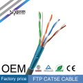 SIPU precio de fábrica 305 m ethernet resistente al fuego rj45 ftp cat5e lan 4pr 24awg cable de red